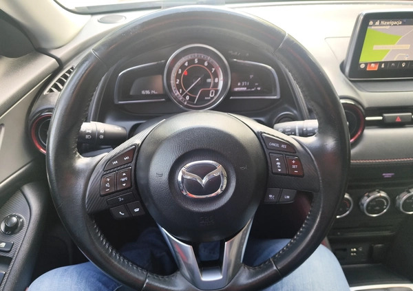 Mazda CX-3 cena 66900 przebieg: 169000, rok produkcji 2016 z Gołańcz małe 742